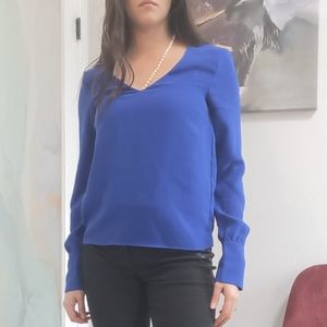 H&M Cerulean Blue Blouse Size 0